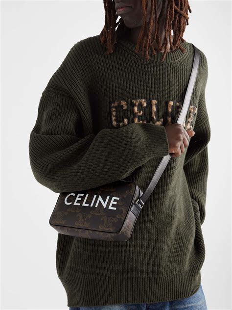 celine triomphe print bag.